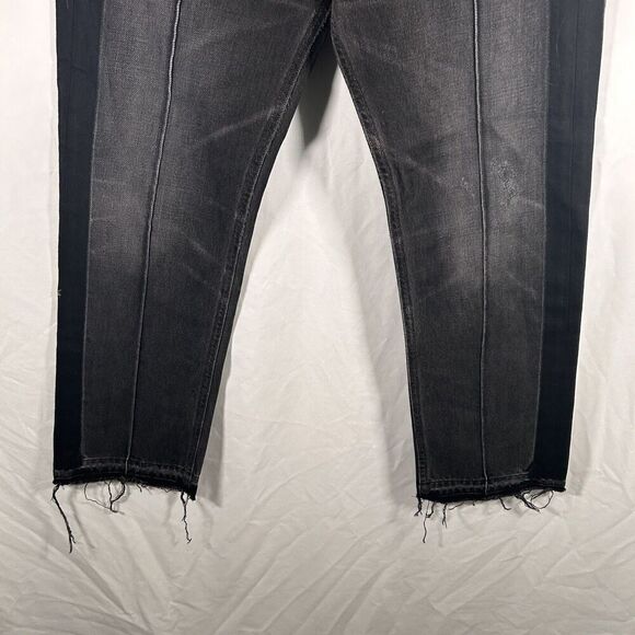 Citizens of Humanity Jeans Women's 27 Black Grey Button Fly High Rise Gia Ankle - Picture 3 of 13